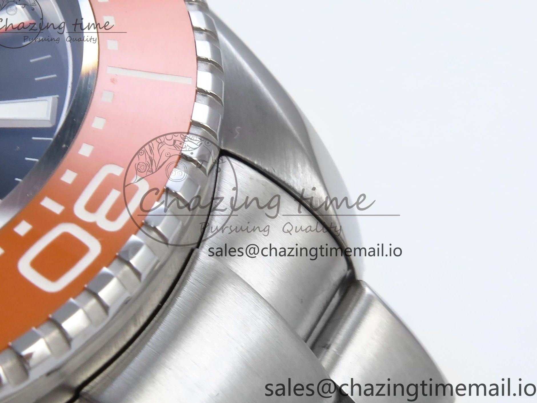 0408 Seamaster 6000M Ultra Deep SS VRF 1:1 Best Edition Gray Dial Orange Bezel on SS Bracelet A8912 Super Clone NewStyle 7687